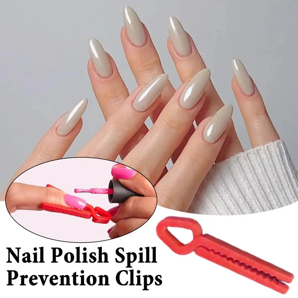 Diy Gel Nail Protector Clip Nail Polish Finger Protector Clips for Diy Acrylic Gel Nail Extensions Reusable Manicure for Women