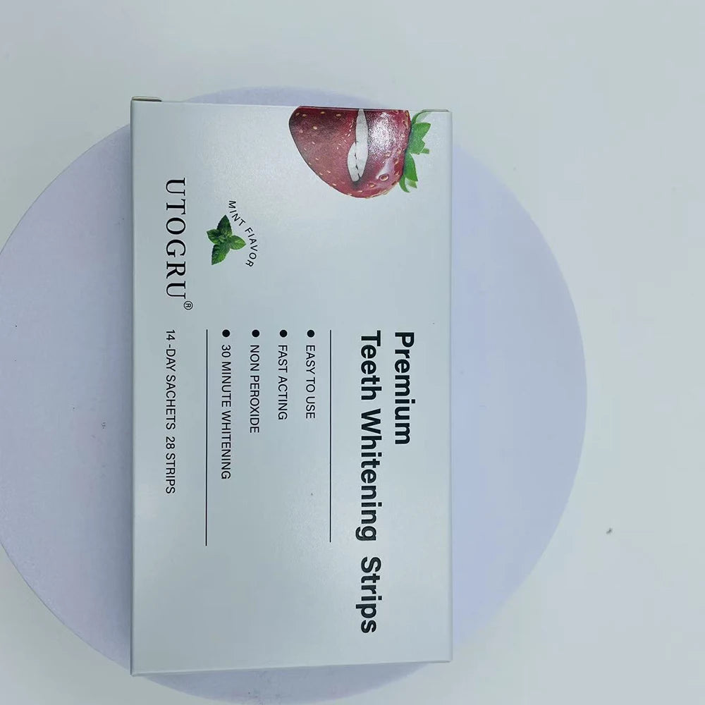 Teeth Whitening Strips - Effective Stain Removal & Teeth Brightening Care Dental Paste Gently Cleaning Product for Daily