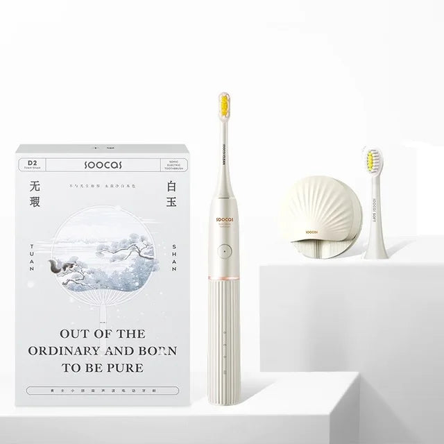 SOOCAS D2 Adult Sonic Electric Toothbrush UVC Sterilization Timer Brush Long Standby 3 Tooth Care Modes IPX7 Type-C Charge Brush