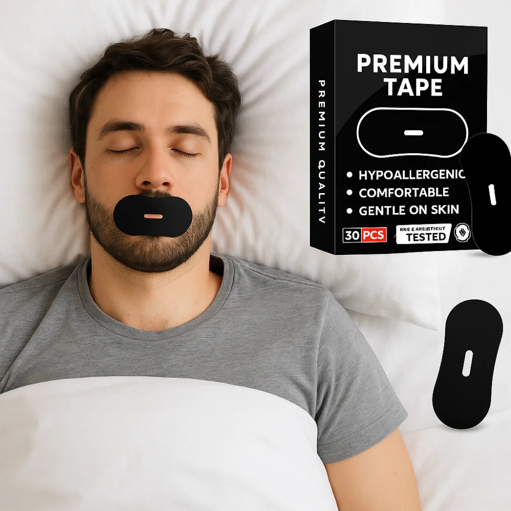30/60Pcs Improve Sleeping Stop Snoring Patch Hypoallergenic Breathable Material Mouth Tape for Sleeping Reduce Dry Mouth