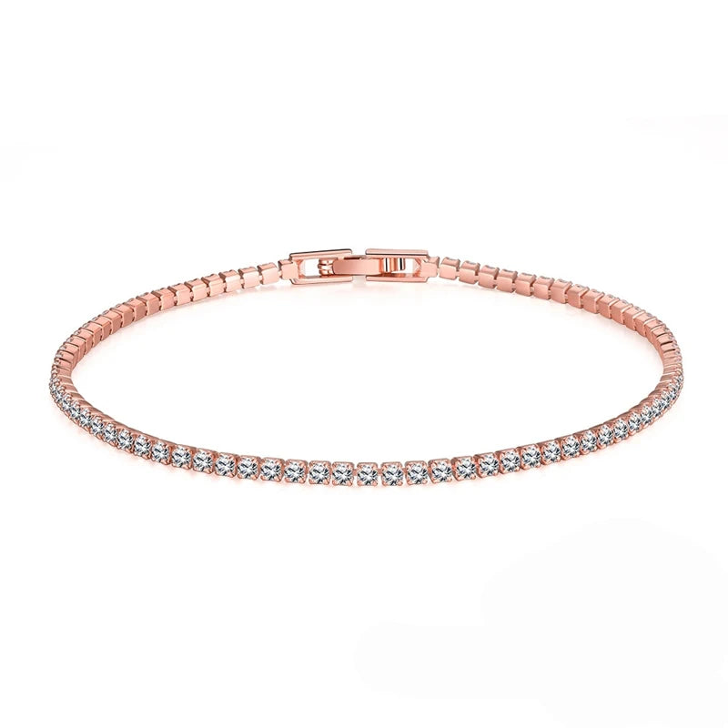 Full Moissanite Tennis Bracelet with Gra Certificate 925 Sterling Silver Plated 18k Gold 3-6.5mm Diamond Bracelets for Men Women