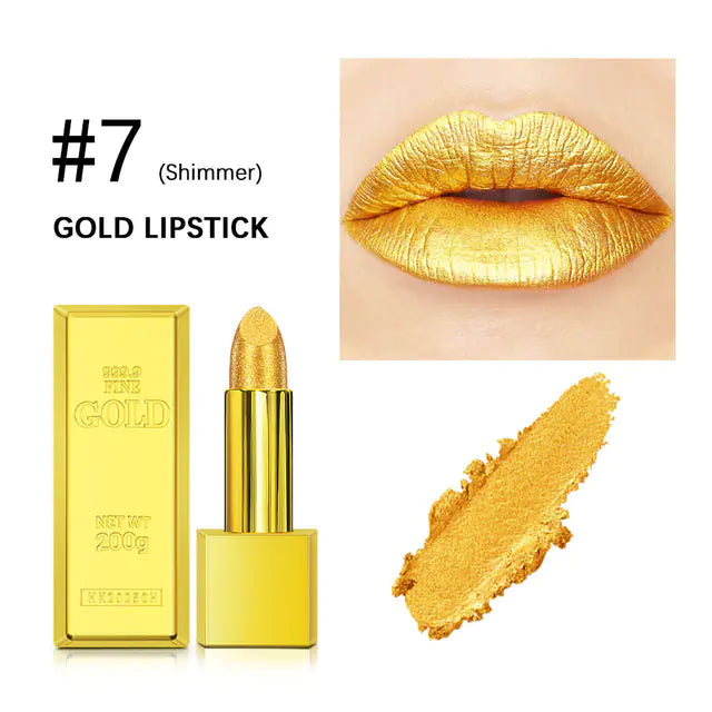 7-Shade Glitter Matte Lipstick Kit