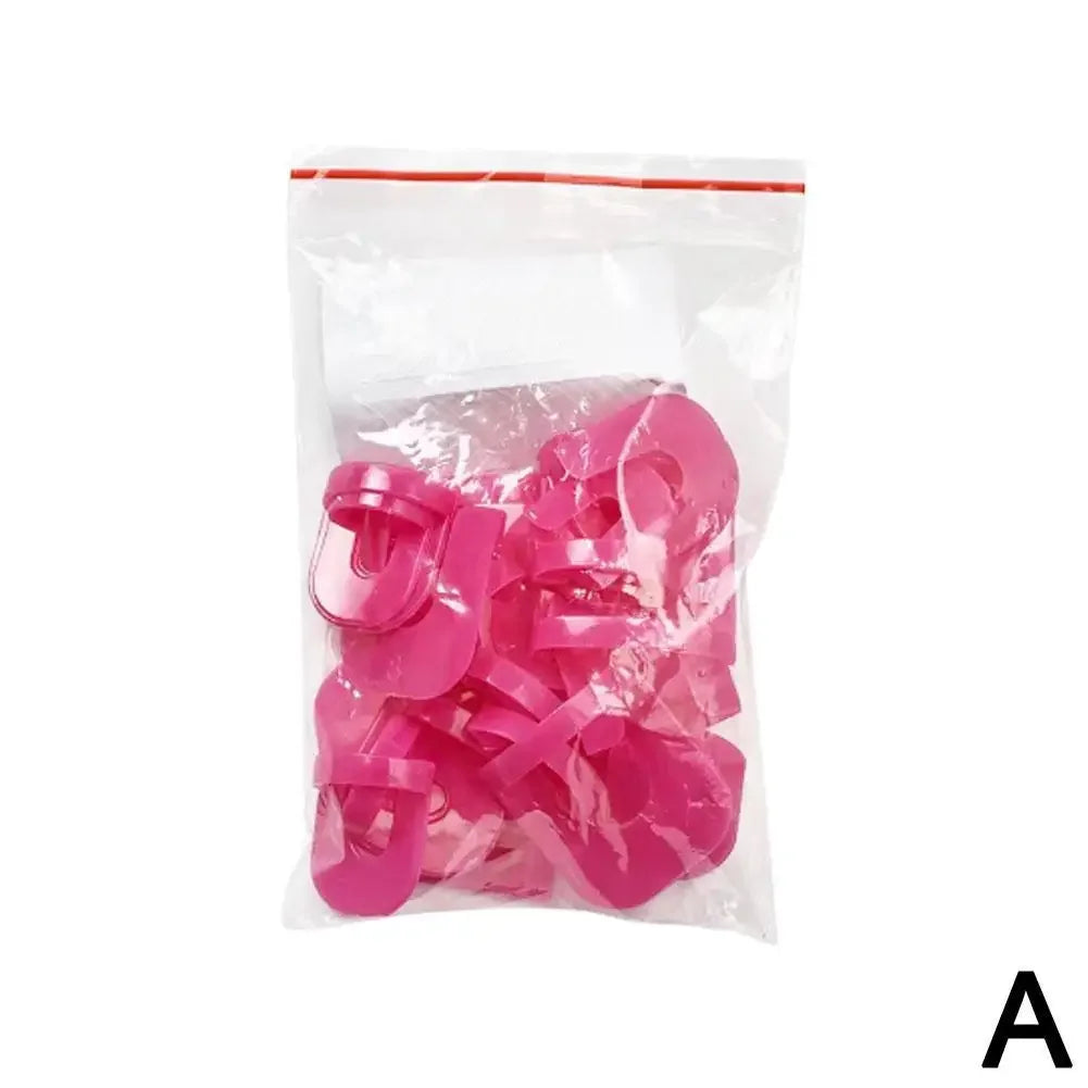 26 Pieces U-Shape Nail Polish Protectors Curve Shape Tool Professional Clips Template Finger Manicure Art Cover Guide Nail F3M8