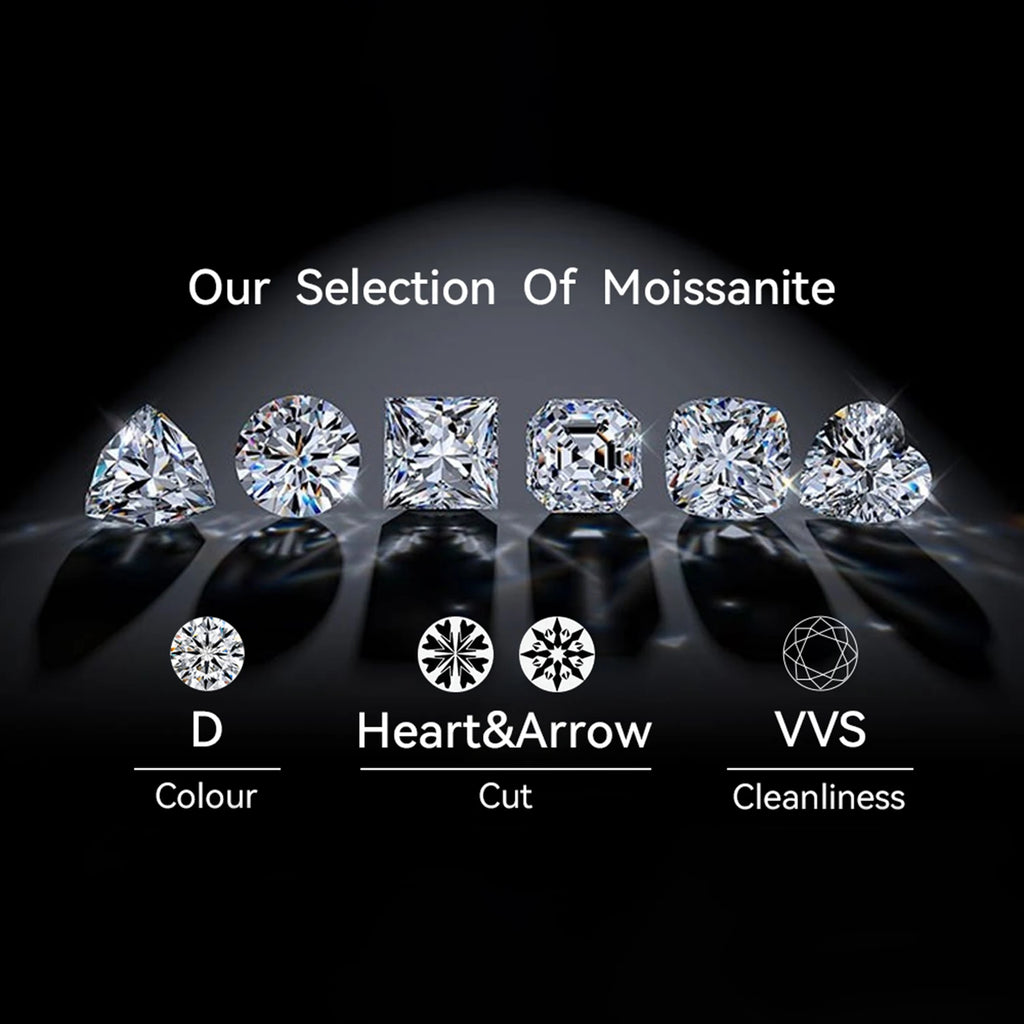 Kfvanfi Moissanite 3mm D VVS 925 Sterling Silver Classic Three Prong Women's Bracelet Men's Bracelet Tennis Chain Party Jewelry