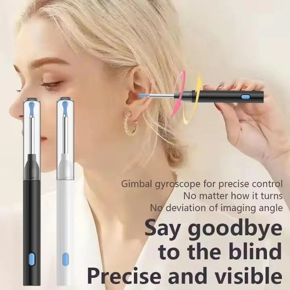 Visual Ear Wax Cleaner with Camera Safe Earwax Removal Endoscope with 5M Camera Luminous Otoscope Ear Cleaning Tools Ear Care